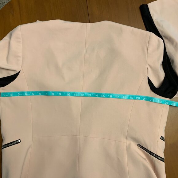 Light Pink Collarless Blazer | Nine West - Picture 6 of 6